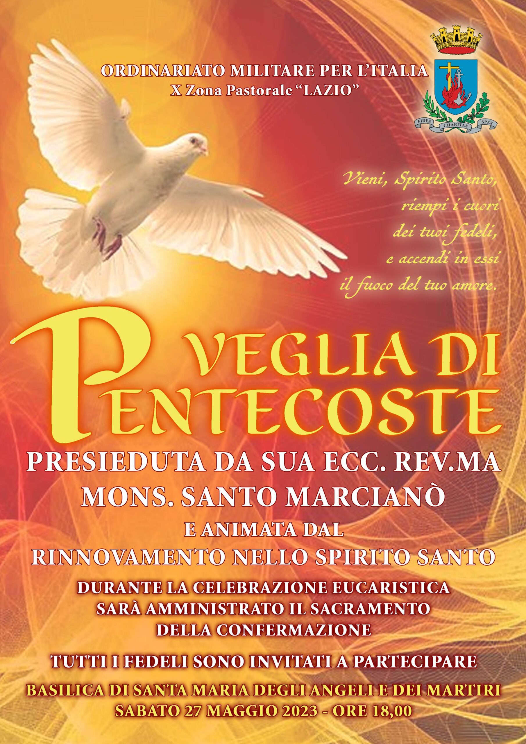 In Santa Maria degli Angeli e dei Martiri la Veglia di Pentecoste ...