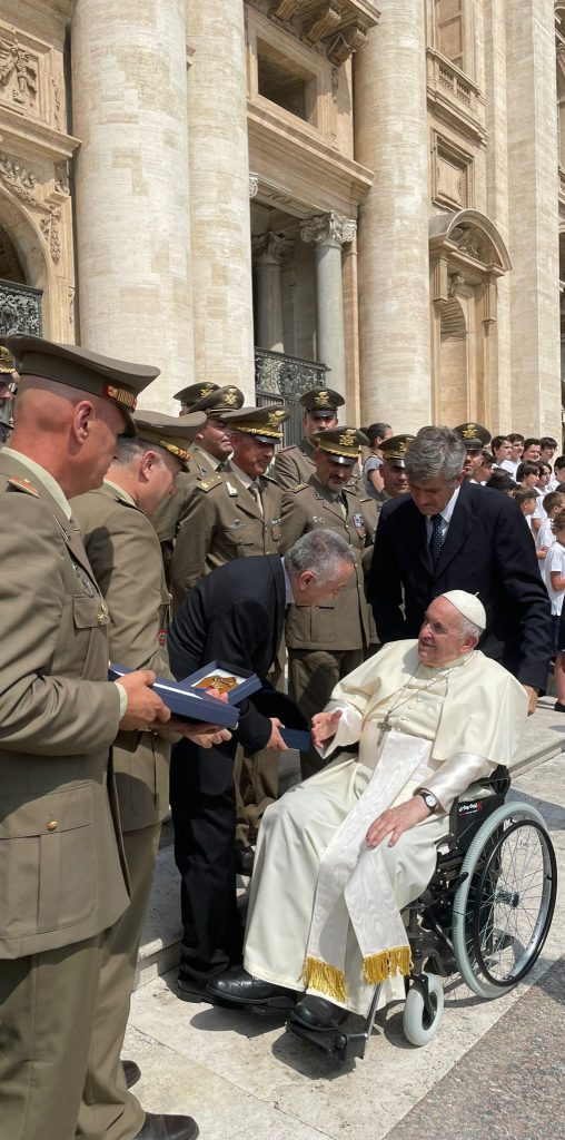 Genio Ferrovieri all’Udienza del Papa