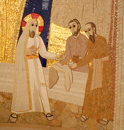 Gesù-discepoli-Emmaus-Rupnik