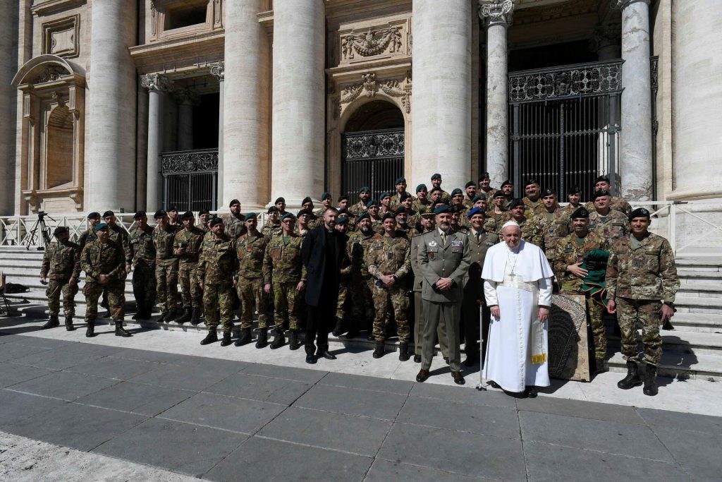 Il Santo Padre incontra la Brigata di Cavalleria “Pozzuolo del Friuli”