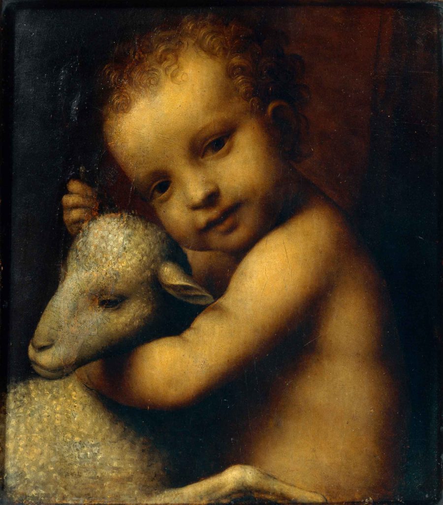 Immagine copertina Bernardino Luini Gesù Bambino con agnello