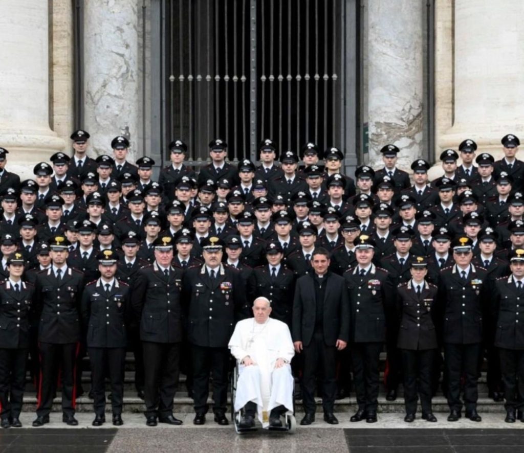 carabinieri del 2° Reggimento Udienza col Papa 3