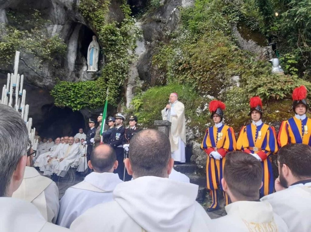 foto messa grotta 2023